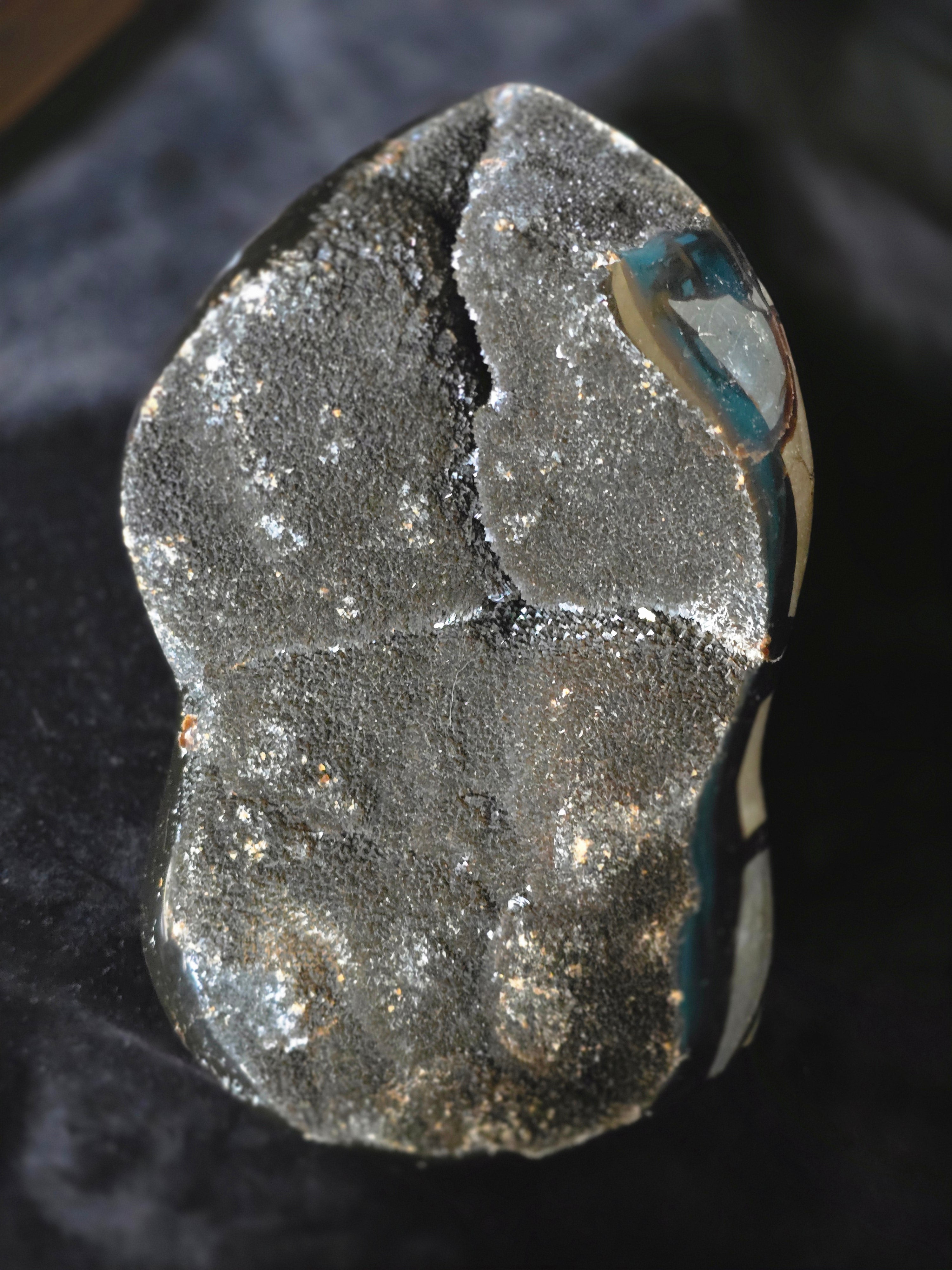 Rare Septarian w/ NO Yellow Calcite Inclusions