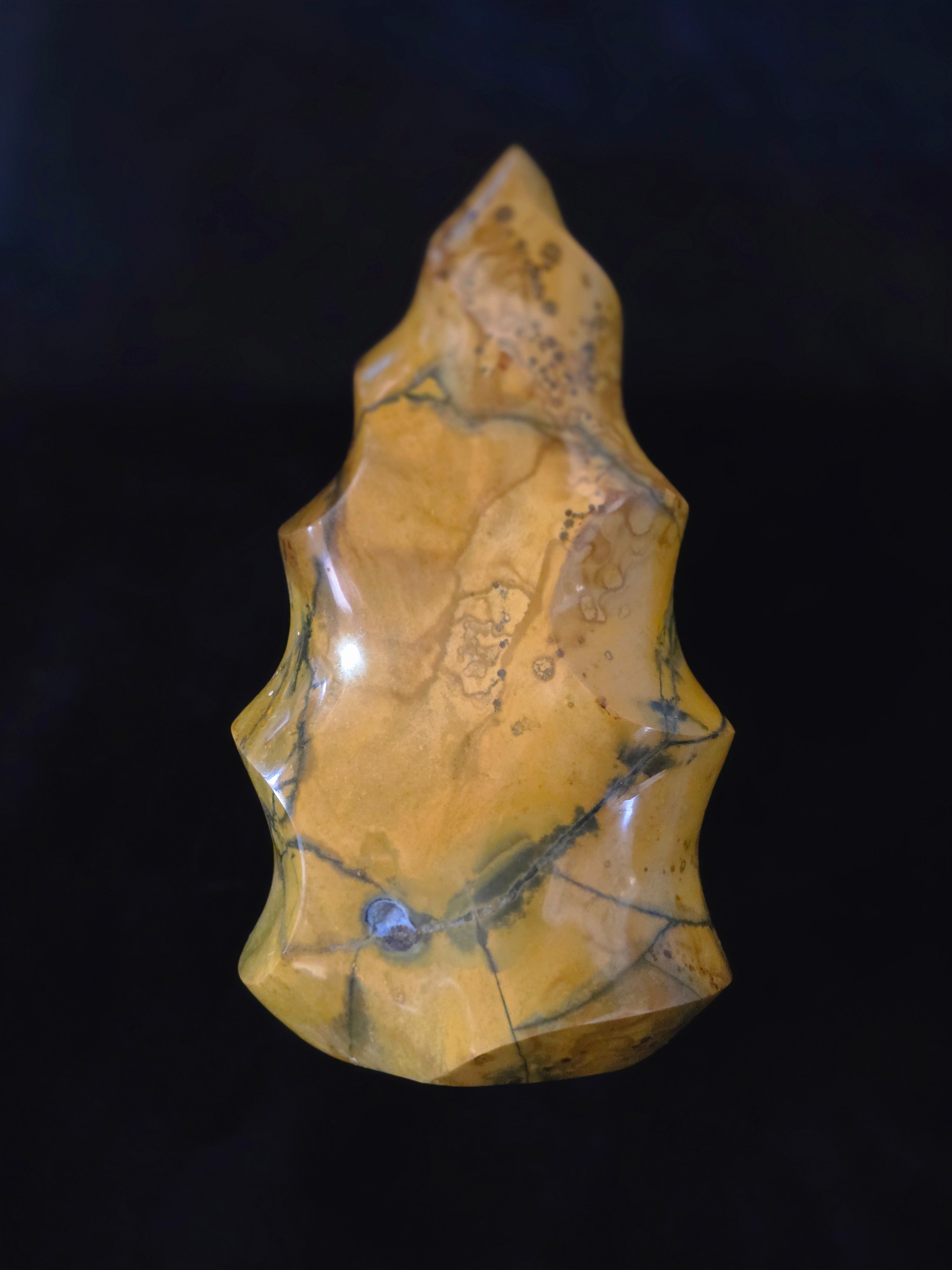 Mookaite Jasper Freeform Flame