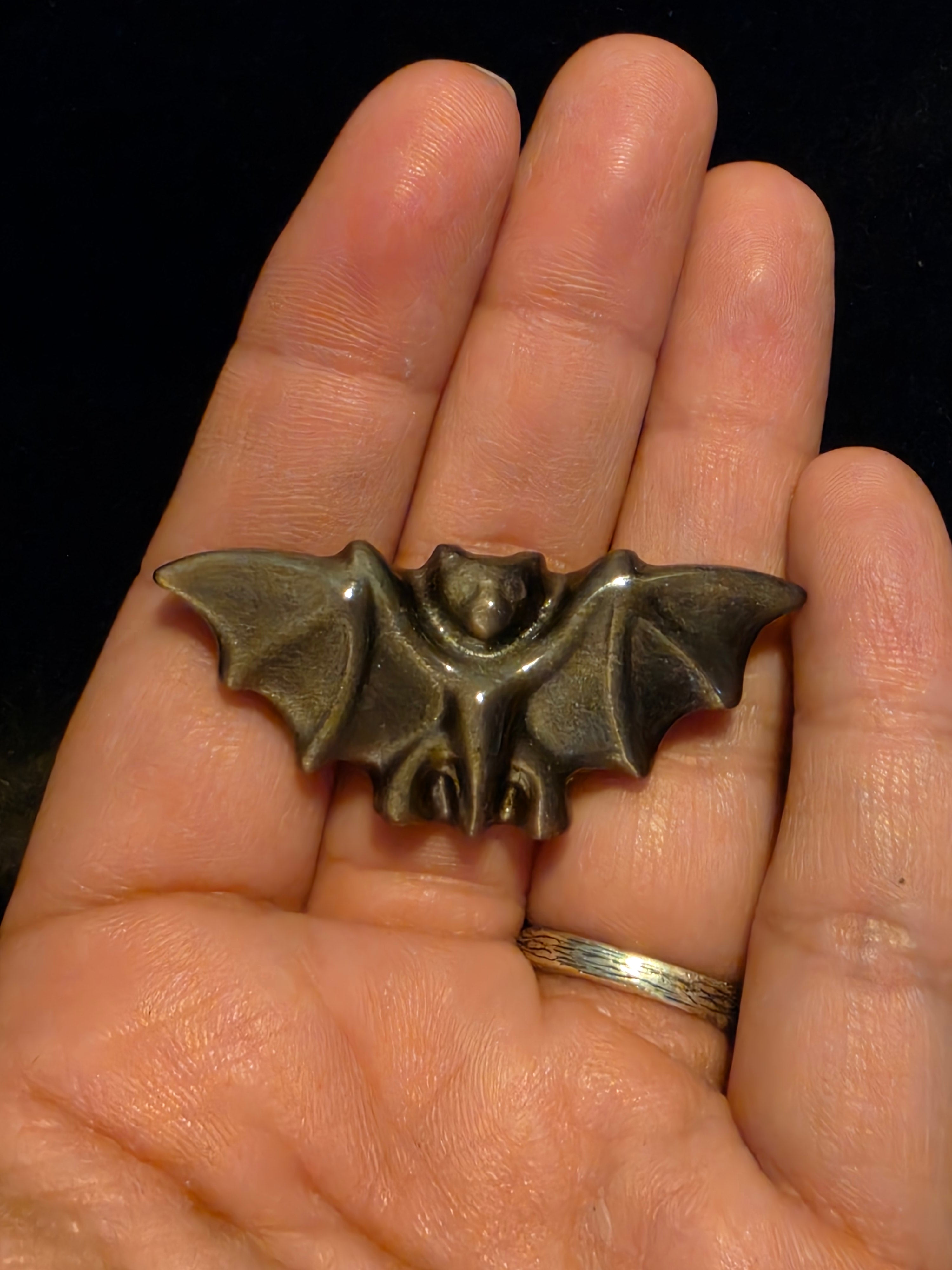 Silver Sheen Obsidian Bats