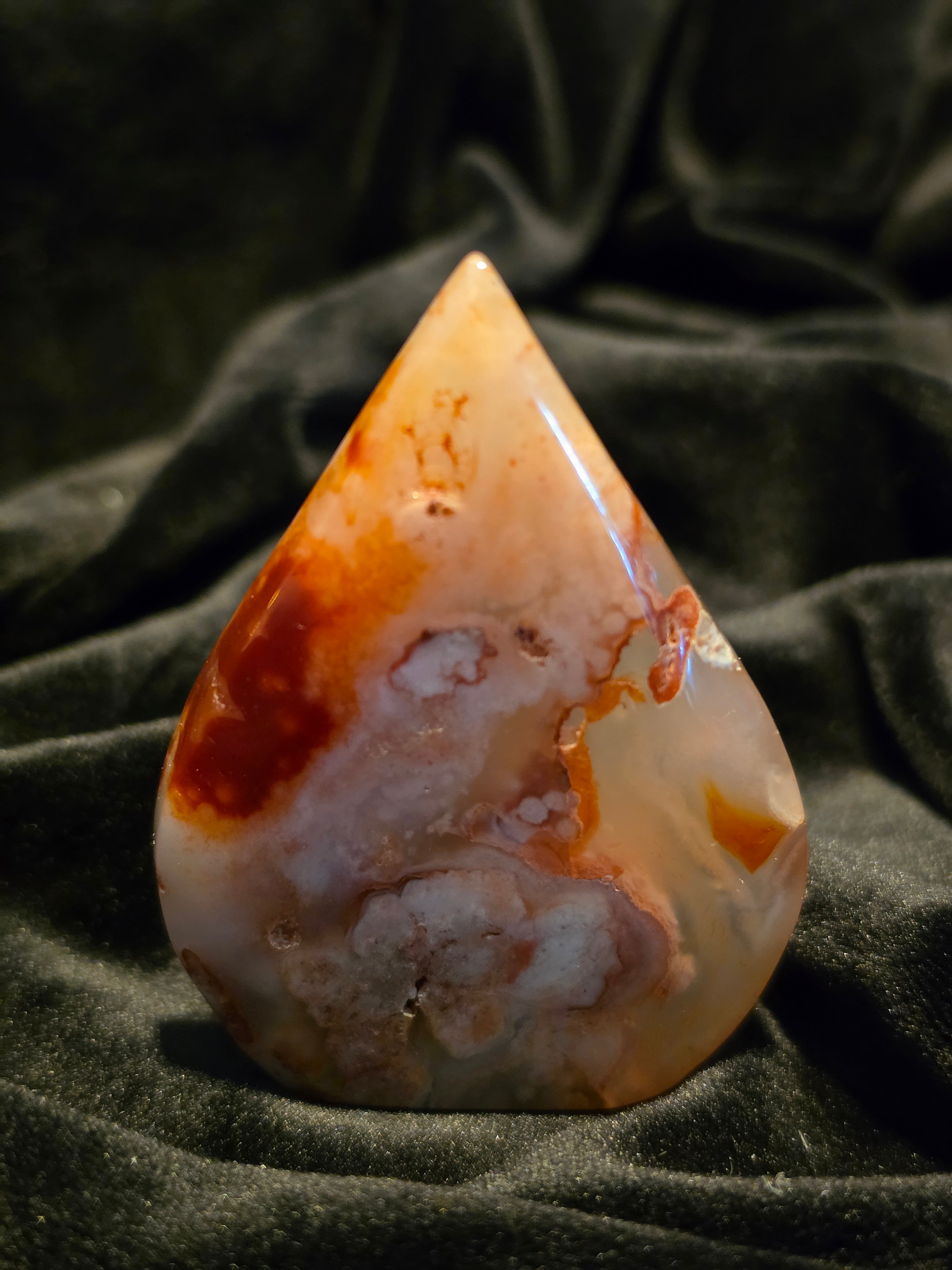 Flower Carnelian Freeform