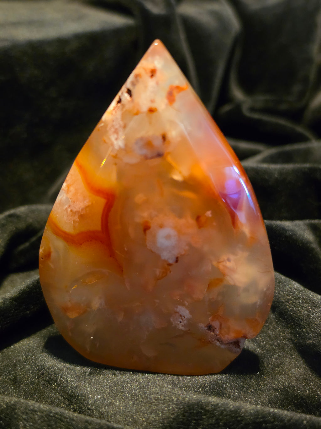 Flower Carnelian Freeform