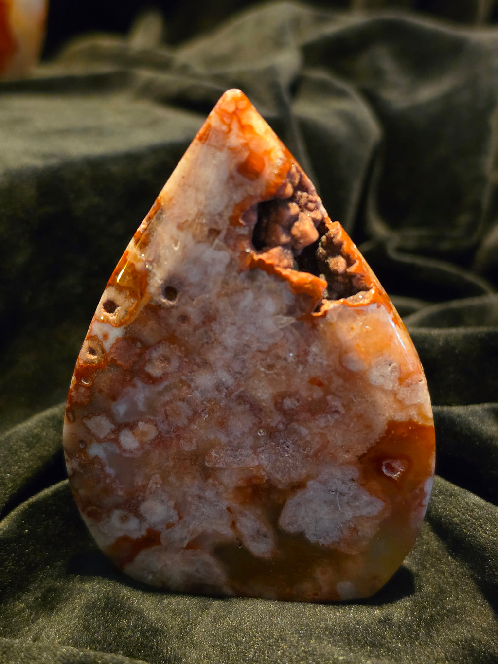 Flower Carnelian Freeform
