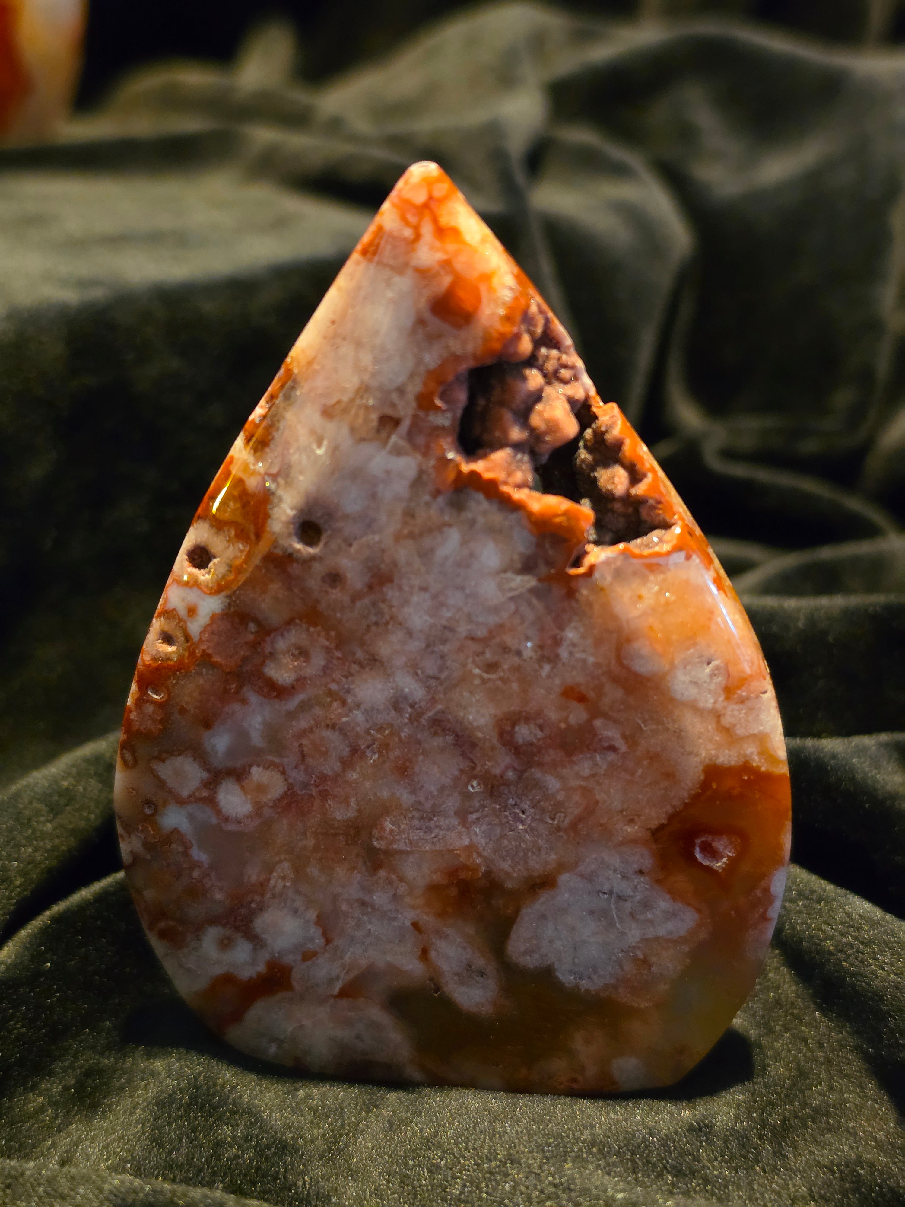 Flower Carnelian Freeform