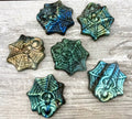 Labradorite Spider Carvings